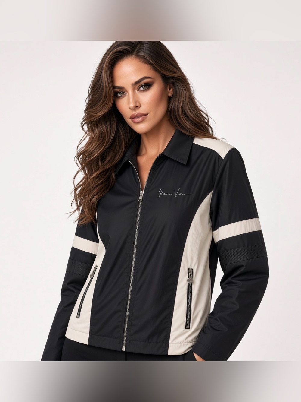 Versace Gianni Signature Panda Jacket Medium M $980